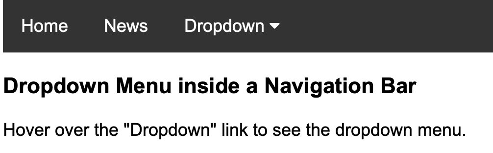 Barra de menú con subniveles