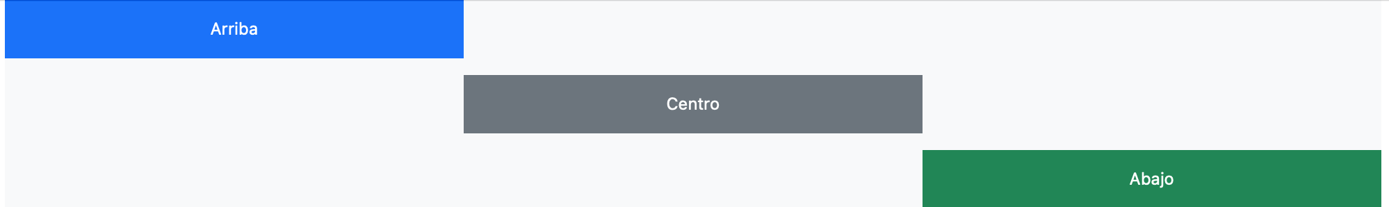 Alineación Vertical Individual en Bootstrap
