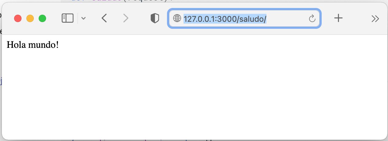 Hola Mundo en Django