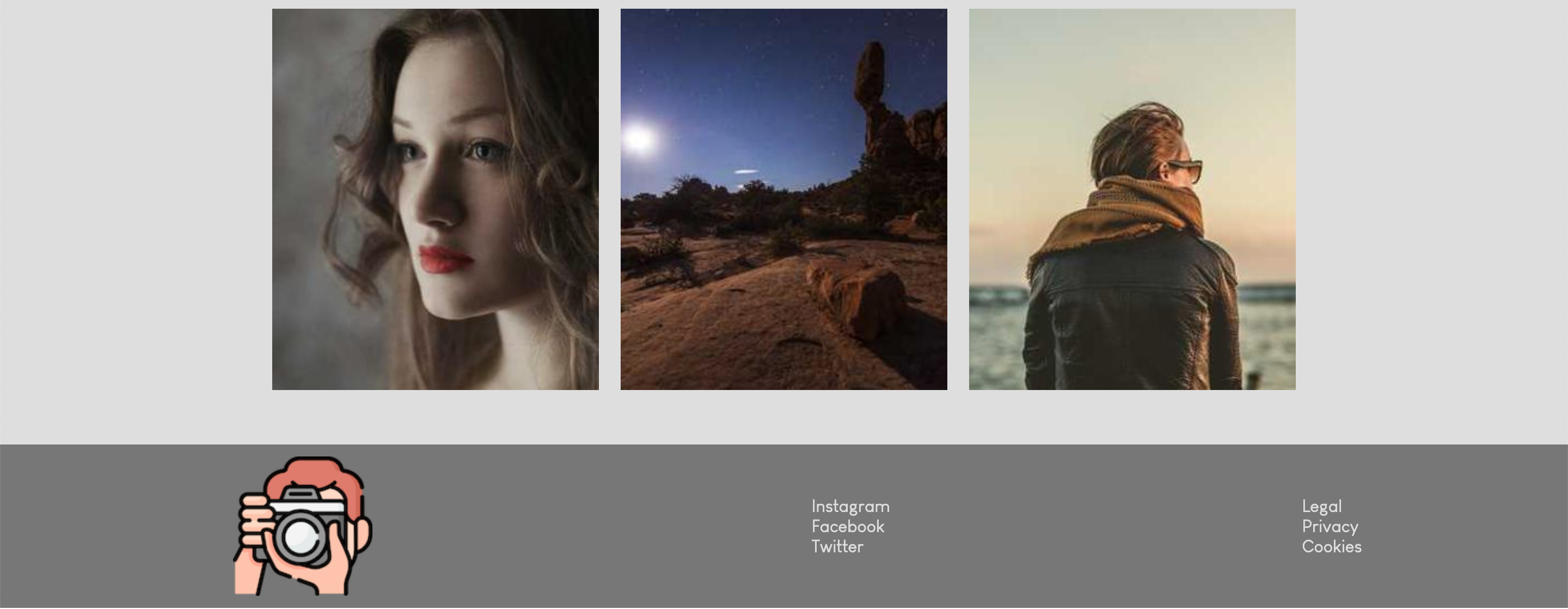 Página de portfolio