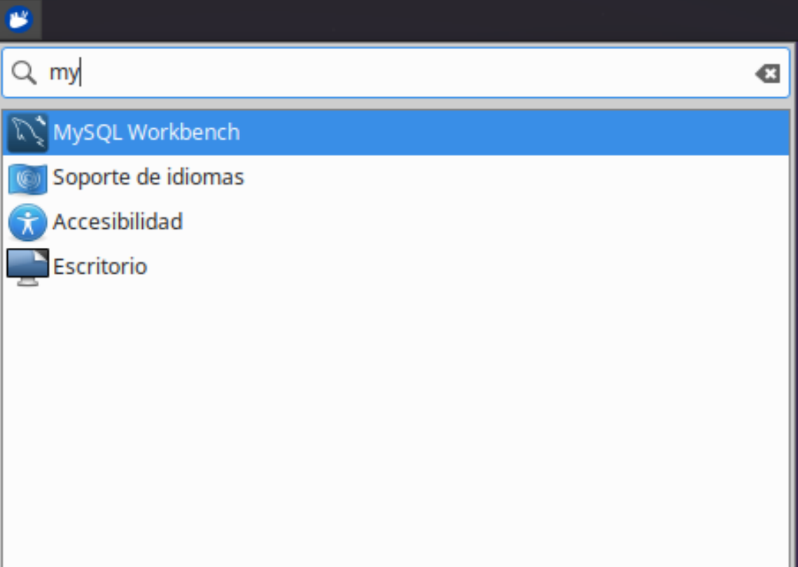 Aplicación workbench
